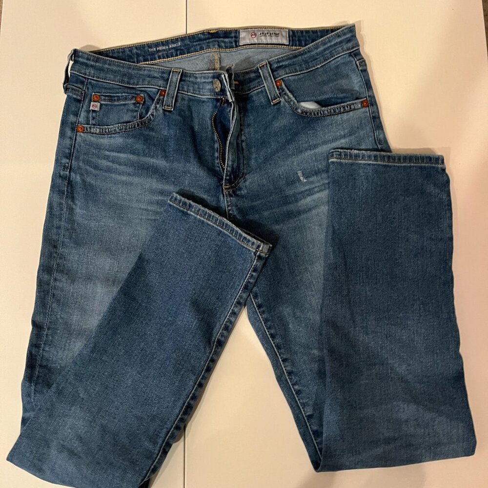 AG-ED Adriano‎ Goldschmied Denim Jeans Size 29R Classic Blue Premium Stretch 💗